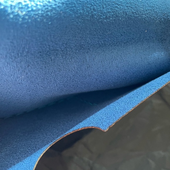 Faux leather foldover clutch purse bag - Picture 2 of 6